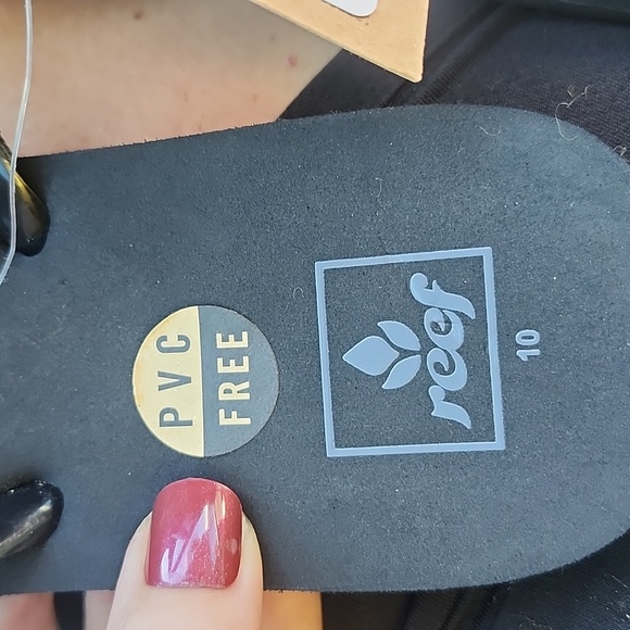 NWT Reef Women's Stargazer Flip Flop Sandals Shadow - Medium Size 10 - Picture 5 of 6